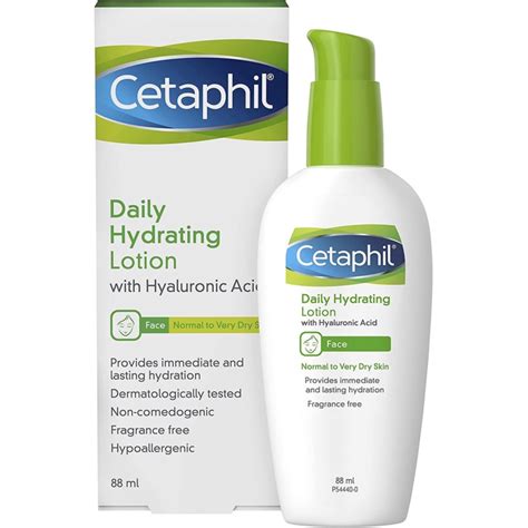 Cetaphil Daily Hydrating Lotion With Hyaluronic Acid 88ml Shopee