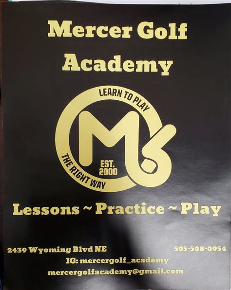 Services | mercergolfacademy.com