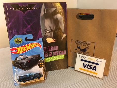 BATIMOVIL HOT WHEELS EL ÁLBUM DE LA PELÍCULA BATMAN BEGINS Mona y Emilio The Retro Vintage Shop