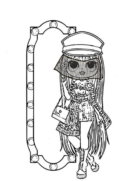 Lol Omg Lady Diva Coloring Pages Adrianabriar