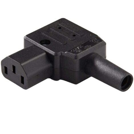 Conector Alimentacion C Iec Acodado Hembra