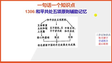 八下历史：15秒巧背和平共处五项原则的提出 教育视频 搜狐视频