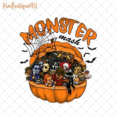 Monster Mash Png Retro Halloween Monster Mash Png Horror M Inspire