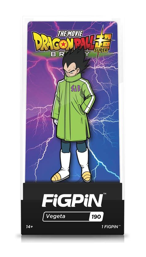 Buy FiGPiN - Dragon Ball The Movie Broly: Vegeta - Collectible Pin with Premium Display Case ...