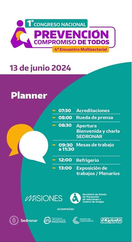 Posadas será sede del Primer Congreso Nacional de Prevención de Adicciones