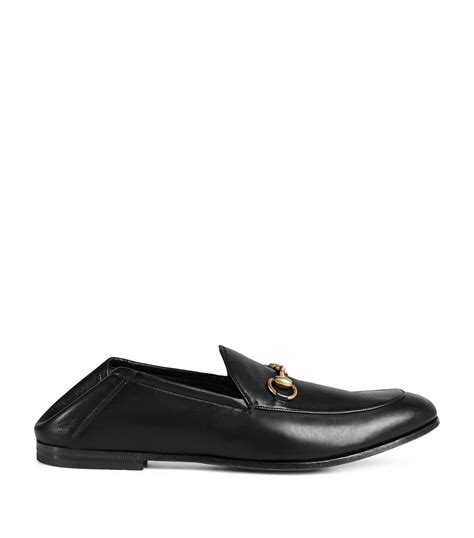 Mens Gucci Black Leather Horsebit Loafers Harrods Uk