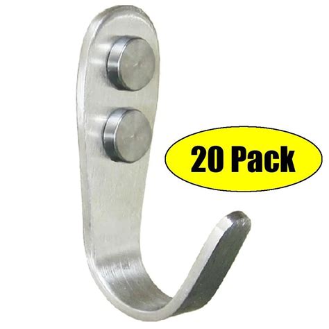 Kes Brushed Stainless Steel Coat And Hat Single Hook Heavy Duty Wall