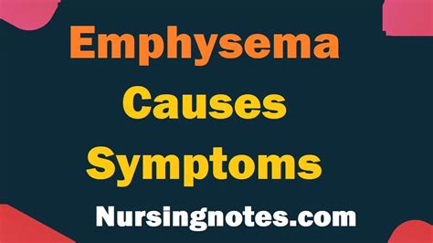 What is Emphysema: Causes, Symptoms, Diagnosis, Treatment and ...