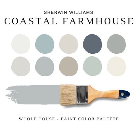 Sherwin Williams Coastal Farmhouse Color Palette Nish