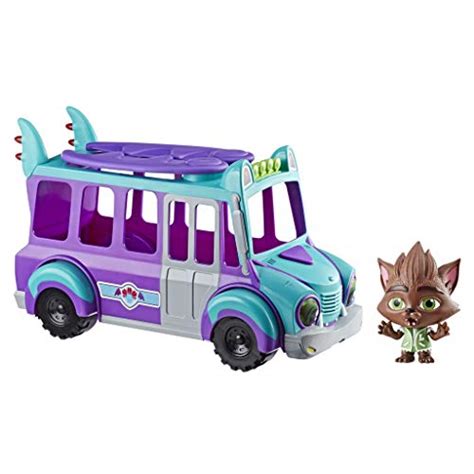 Netflix Super Monsters GrrBus Monster Bus Toy with Lights, Sounds, and ...