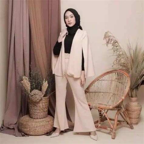 Jual Cardy Set Outher Setelan Cardigan Cardigan Celana Cutbray 2 In 1