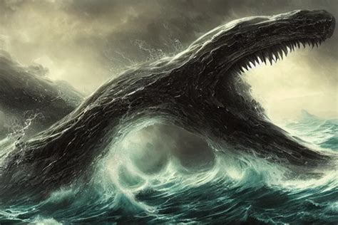 Giant Sea Creatures Art