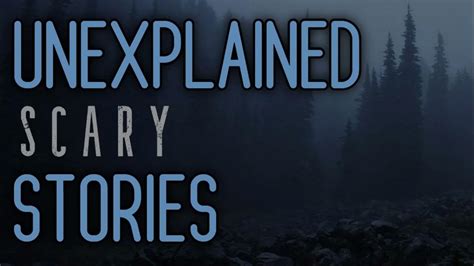 3 True Unexplained Scary Stories Rain Sounds True Horror Stories Youtube