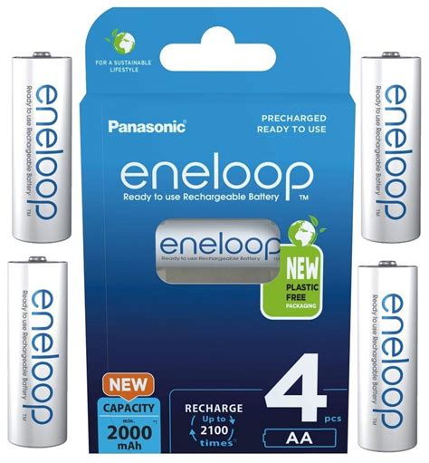 Akumulatorki Aa R6 Panasonic Eneloop 2000mah Bk 3mcde 4be 4 Sztuki