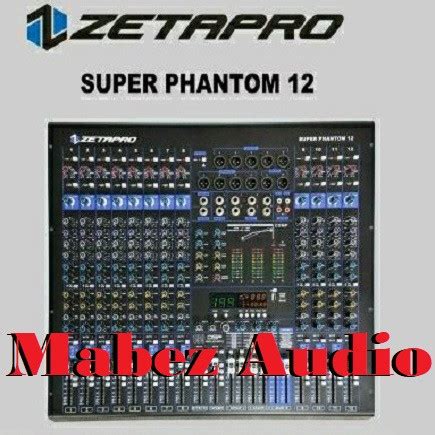 Jual MIXER AUDIO ZETAPRO SUPER PHANTOM 12 COMPRESSOR Zetapro