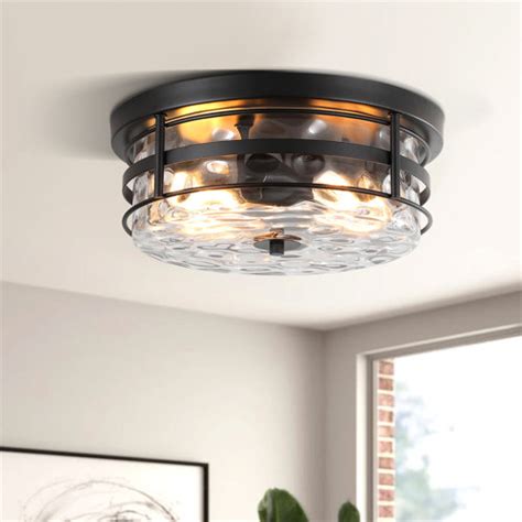 Williston Forge Gwerfyl Glass Semi Flush Mount Reviews Wayfair