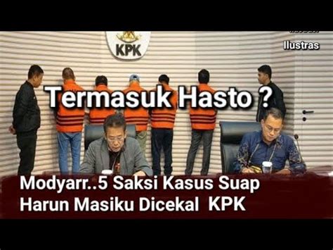 Kpk Cekal Orang Saksi Kasus Suap Kpu Harun Masiku Begini Nasih Hasto