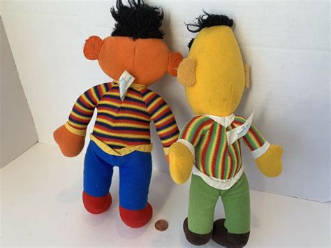 Vintage Bert and Ernie Sesame Street Knickerbocker toys. Very nice ...