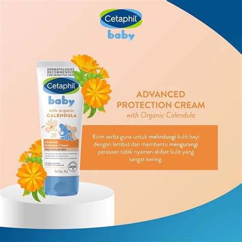 Jual Cetaphil Advanced Protection Cream With Organic Calendula 85gr