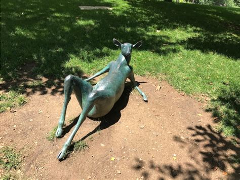 Scioto Lounge Deer · Ohio Outdoor Sculpture