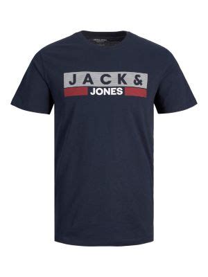 Tshirt Manches Courtes Bleu Marine Jack Jones Du Xl Au Xl