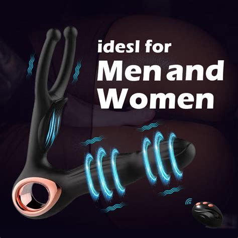 IN Wireless Remote Control Male Prostate Massager Anal Vibrator Fleshline