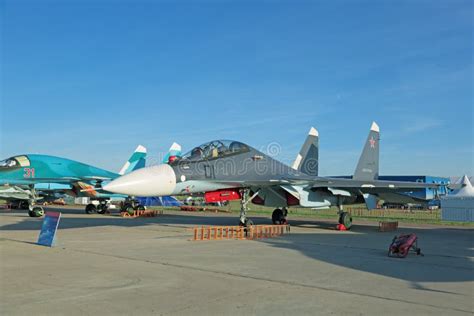 Sukhoi Su Sm Flanker C Editorial Photo Image Of Engine Flight