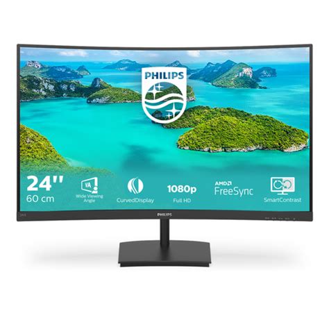 Philips Monitor Curved VA LED - 23.6"