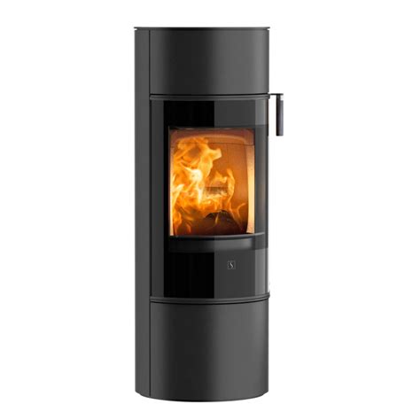 Scan Modern 84 1 Woodburning Stove Black Logburners