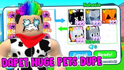 Aku Dapet Banyak Huge Pet Dupe Dari Subscriber Di Pet Simulator X