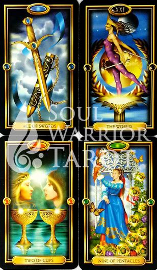 Gilded Tarot With Soul Warrior Tarot Soul Warrior Wealth And Tarot