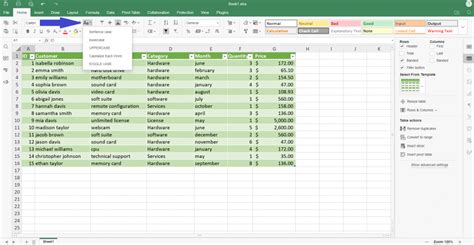 Cómo cambiar mayúsculas a minúsculas en Excel y viceversa