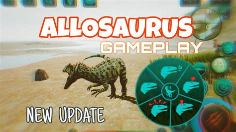 NEW UPDATE NEW SOUND SOLO ALLOSAURUS GAMEPLAY The Cursed Isle