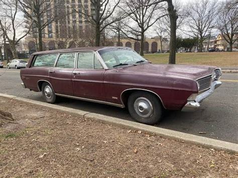 Maroon 83k 1968 Ford Country Sedan For Sale