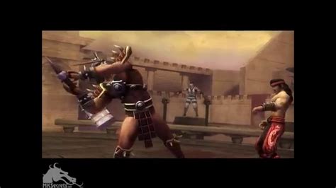 Mortal Kombat Shaolin Monks Shao Kahn Boss Fatality Youtube