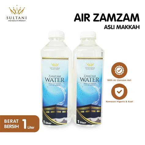 Jual Air Zamzam Liter Asli Repack Dari Air Zamzam Galon Liter