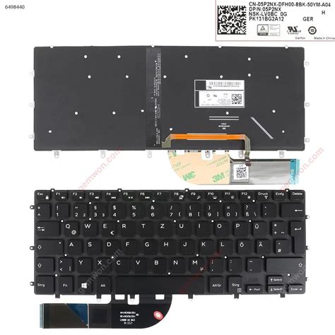 German Qwertz New Replacement Keyboard For Dell Xps