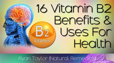 Vitamin B2 Benefits For Health Riboflavin Youtube