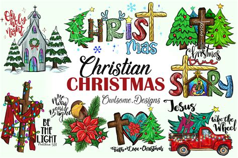 Christian Christmas Sublimation Bundle By Owlsome Designs Thehungryjpeg