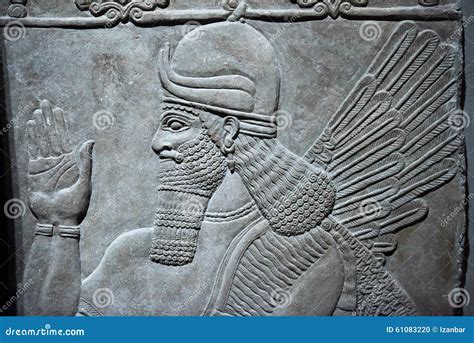 Ancient Babylonia and Assyria Bas Relief Stock Photo - Image of east, enduring: 61083220