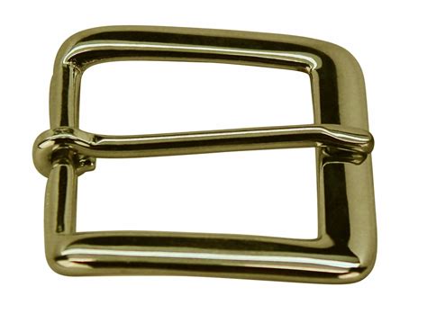 Solid Brass Dress Buckle for Leather Belt– AmishMadeBelts.com