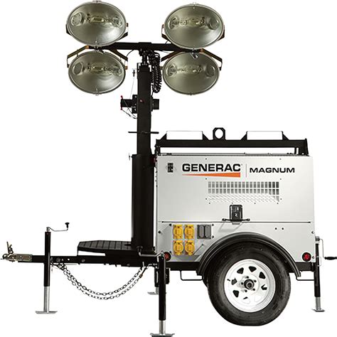 Generac Magnum MLT4060K Mobile Portable Light Tower 6000 Watts