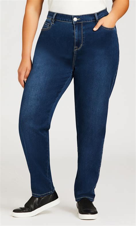 Plus Size Plus Size Butter Denim Skinny Average Length Jean Mid Wash