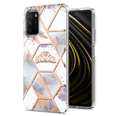 IMD FLOWER MARMOR KRALJEVSKI OVITEK ZA XIAOMI REDMI 9T