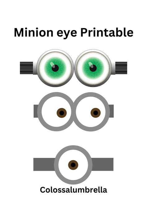 How to make easy Minion Eyes Printables for your kids!