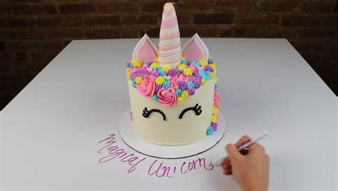 Magical Unicorn Cake - Chelsweets