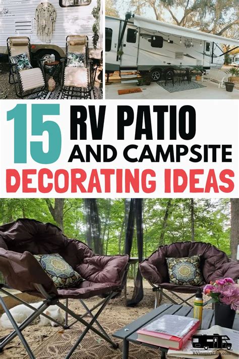 Cozy And Stylish Rv Patio And Campsite Decorating Ideas