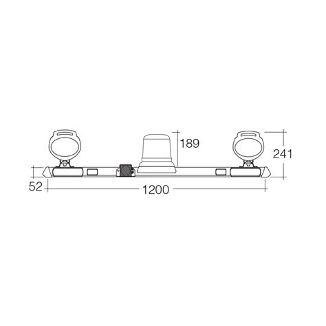 Narva 12 24V Led Strobe Utility Bar Led Work Lamps 1 2M Outback