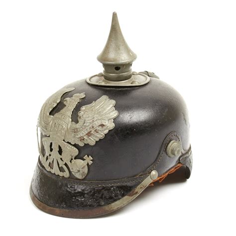 Original German Wwi Prussian M1915 Pickelhaube Spiked Helmet By Muller