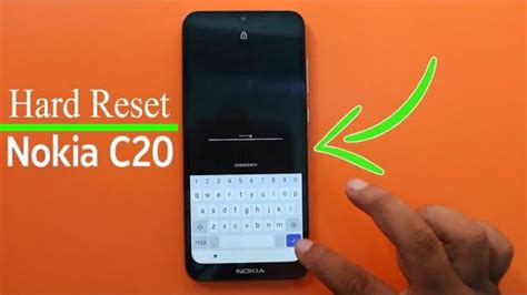 Nokia C20 Ta 1352 Hard Reset Remove User Lock Pattern Pin Password